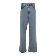 Blauwe Low Rise Jeans Wardrobe.nyc , Blue , Dames