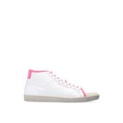 Logo Mid-Top Sneakers Saint Laurent , White , Dames