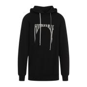 Zwarte Parel Hoodie Rick Owens , Black , Heren