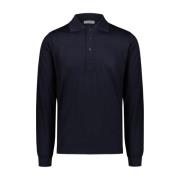 Blauwe Sweaters voor Heren Paolo Pecora , Blue , Heren