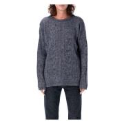 Stormy Blue Kabeltrui Sweater Our Legacy , Blue , Heren