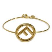 Pre-owned Fabric bracelets Fendi Vintage , Yellow , Dames