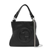 Blondie Logo Schoudertas Zwart Schouder Gucci , Black , Dames