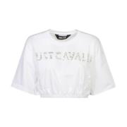 Witte T-shirts & Polo's voor vrouwen Just Cavalli , White , Dames