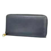 Pre-owned Leather wallets Gucci Vintage , Black , Dames