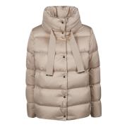 Stijlvolle Down Cape voor Vrouwen Herno , Beige , Dames