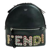 Pre-owned Leather fendi-bags Fendi Vintage , Black , Dames