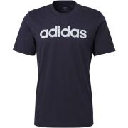 Blauw Heren Tee Regular Fit Zacht Stof Adidas , Blue , Heren