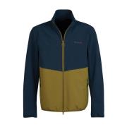 Softshell Jas Groen Rits Logo Polyester Barbour , Multicolor , Heren