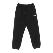 Zwarte Pluche Oversized Jogger Broek The North Face , Black , Dames