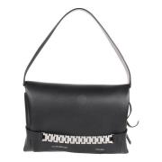 Zilveren Ketting Pouch Tas Victoria Beckham , Black , Dames