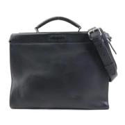 Pre-owned Leather fendi-bags Fendi Vintage , Black , Heren