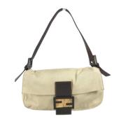 Pre-owned Canvas fendi-bags Fendi Vintage , Beige , Dames