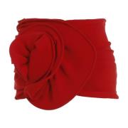 Rode Mini Rok met Rozen Magda Butrym , Red , Dames