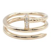 Pre-owned Rose Gold rings Cartier Vintage , Yellow , Dames