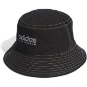 Klassieke Katoenen Zwarte Bucket Hoed Adidas , Black , Unisex