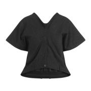 Op maat gemaakte broek top in zwart groen Balenciaga , Black , Dames