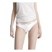 Witte Katoenmix Damesondergoed Calvin Klein , White , Dames