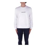 Witte Logo Front Sweater Guess , White , Heren