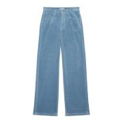 Wijde corduroy broek Marc O'Polo , Blue , Dames