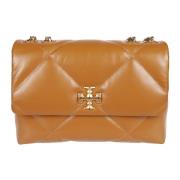 Diamant Quilt Convertible Schoudertas Tory Burch , Brown , Dames