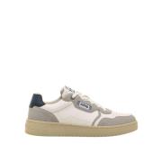 Witte Split Off Sneakers Mustang , White , Heren