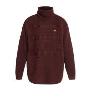 Turtleneck met logo Adidas Originals , Brown , Dames