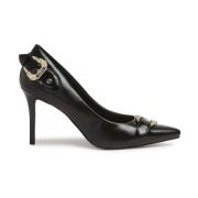 Zwarte Pumps voor Vrouwen Aw24 Versace Jeans Couture , Black , Dames