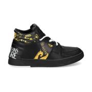 Zwarte Sneakers voor Mannen Aw24 Versace Jeans Couture , Black , Heren