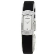 Pre-owned Leather watches Tiffany & Co. Pre-owned , White , Dames