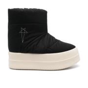 Zwarte Parel Lage Lunar Laarzen Rick Owens , Black , Heren