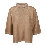 Turtle Neck Sweater Fabiana Filippi , Brown , Dames