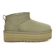 Klassieke Ultra Mini Laarzen UGG , Green , Dames