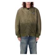 Militaire Bomberjack Buitenkleding Aw24 Diesel , Green , Heren