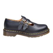 Zwarte Leren Mary Jane Schoenen Dr. Martens , Black , Dames