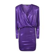 Paarse Jurk voor Vrouwen Aw24 Just Cavalli , Purple , Dames