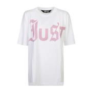 Witte T-shirts & Polo's voor vrouwen Just Cavalli , White , Dames