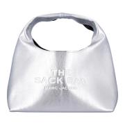 Metallic Sack Handtas Marc Jacobs , Gray , Dames