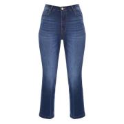 Flared Cropped Jeans Kocca , Blue , Dames