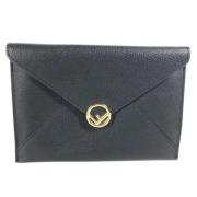 Pre-owned Leather fendi-bags Fendi Vintage , Black , Dames