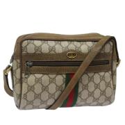 Pre-owned Leather gucci-bags Gucci Vintage , Beige , Dames