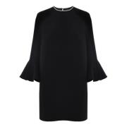 Elegant Bell Sleeve Dress Kocca , Black , Dames