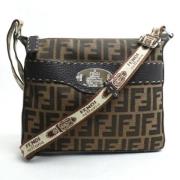 Pre-owned Leather fendi-bags Fendi Vintage , Brown , Dames