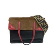 Pre-owned Leather fendi-bags Fendi Vintage , Black , Dames