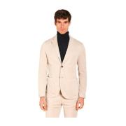 Da Vinci blazer in gabardine regular fit Mason's , Beige , Heren