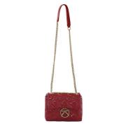 Gewatteerde Ketting Crossbody Tas Kocca , Red , Dames