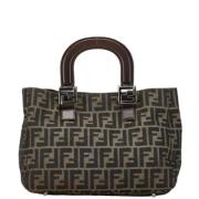 Pre-owned Fabric fendi-bags Fendi Vintage , Brown , Dames