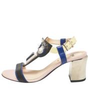 Pre-owned Leather sandals Fendi Vintage , Multicolor , Dames