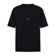 T-shirt met logo ROA , Black , Heren