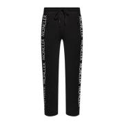 Sweatpants met logo Moncler , Black , Heren